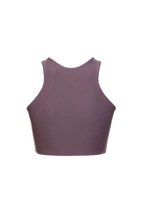 Reversible top in white and lilac - ILOVEBELOVE