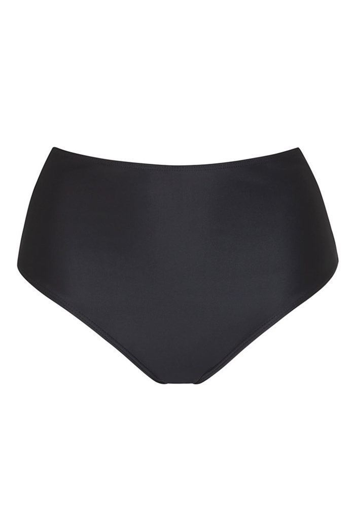 Black high-waisted bikini bottom - ILOVEBELOVE