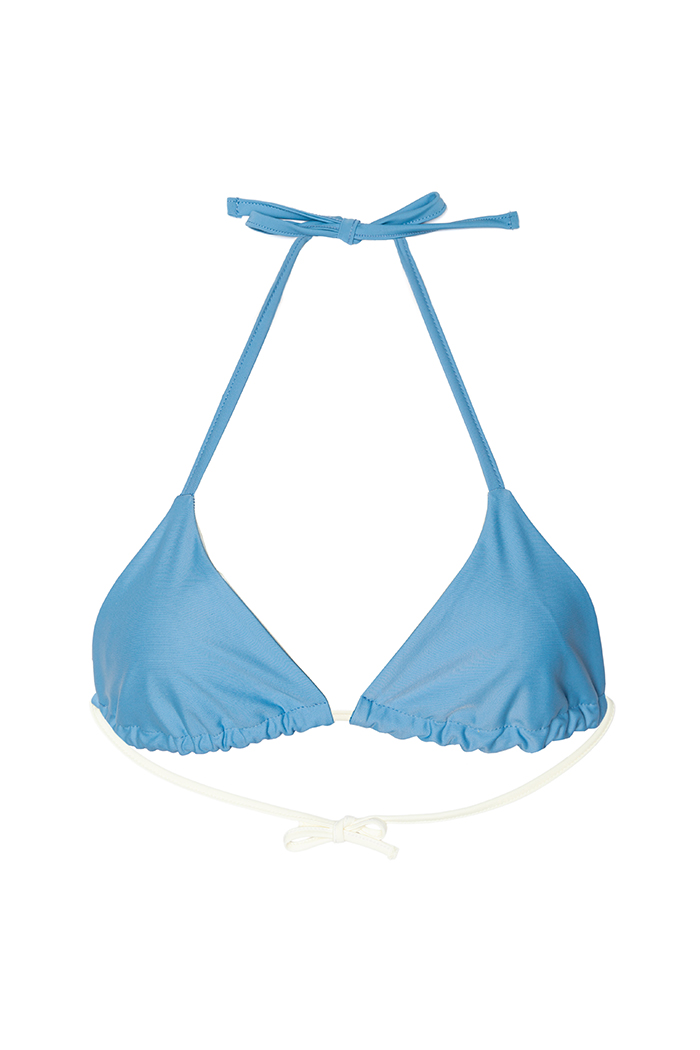 Light blue triangle bikini top - ILOVEBELOVE